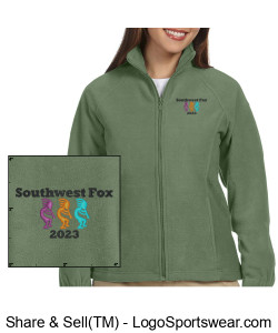 Southwest Fox 2023 Womens Full-Zip Fleece Design Zoom